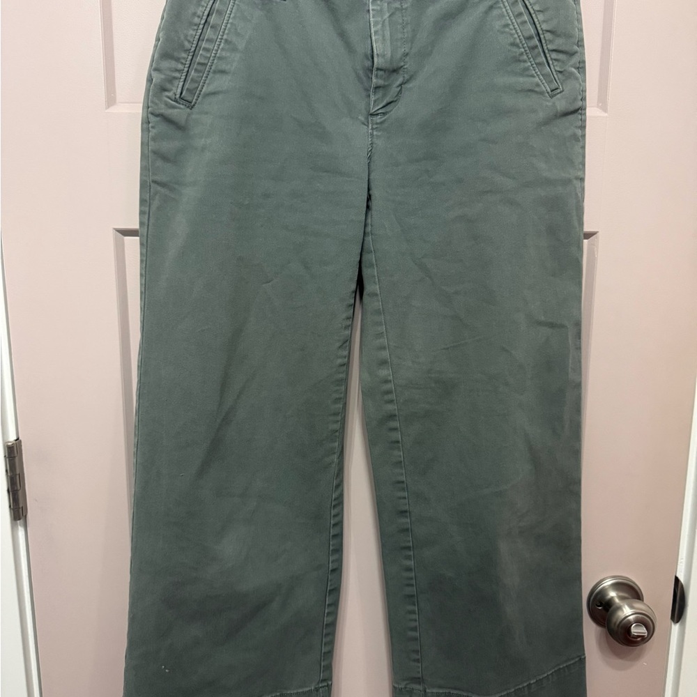 LOFT Utility Pants in Muted Sage